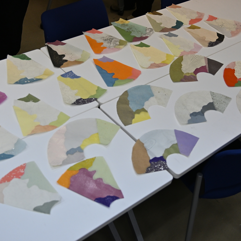 作成した継ぎ紙